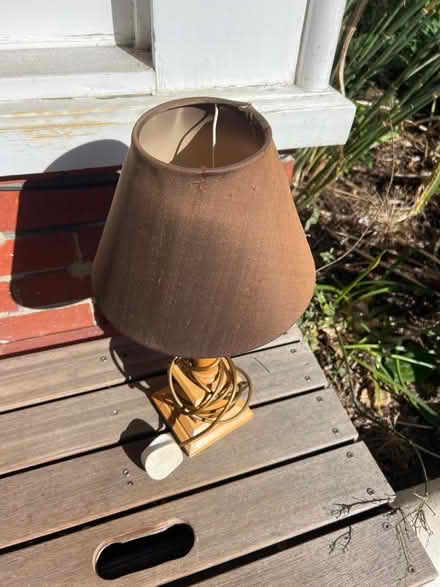 Photo of free Lamp, pine base (Hove BN3) #2