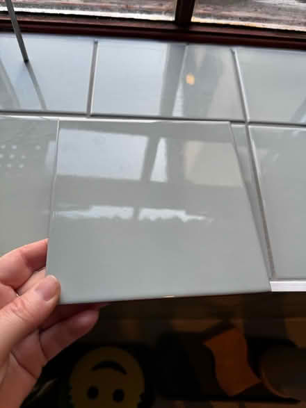Photo of free Green square tiles and grout (Coalpit Heath BS36) #4