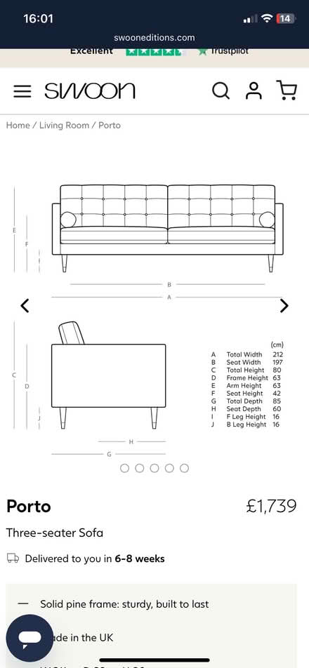 Photo of free 3 Seater Sofa (Gidea Park RM2) #2