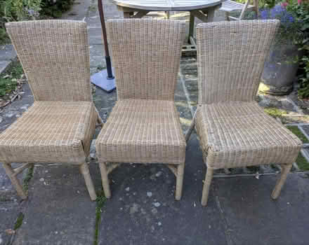 Photo of free 6 wicker chairs (Teddington TW11) #1