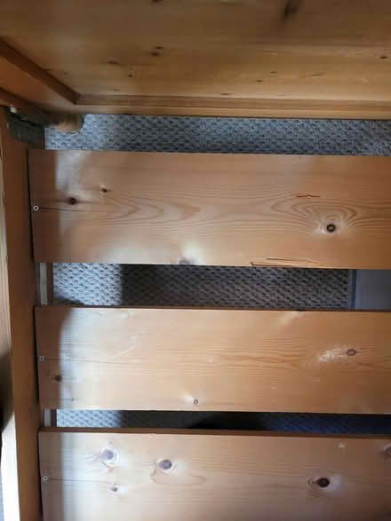 Photo of free King size Antique pine bed frame (Maidstone) #1