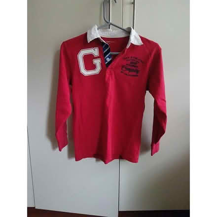 Photo of free Gap Kids Red Rugby Long Sleeve Top (South hampstead NW8) #1