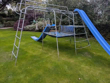 Photo of free Climbing frame with 2 slides and slide extensions (Bramhope LS16) #3