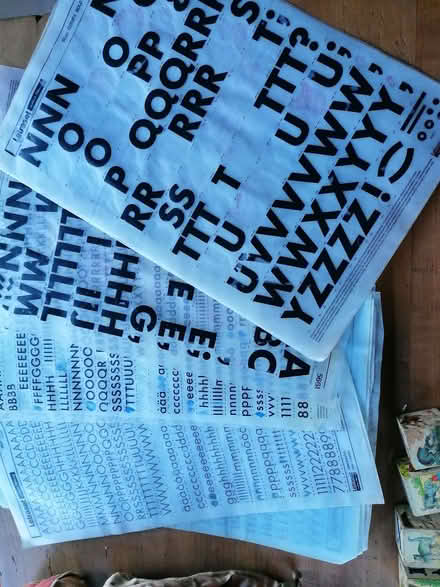 Photo of free 7 x a4 sheets LETRASET (Prescott SY4) #1