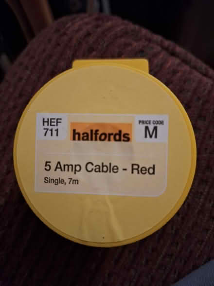 Photo of free 5amp cable - red (Loddon NR14 6) #1