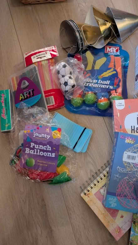 Photo of free Box of kids party bag fillers (Halstead CO9) #1
