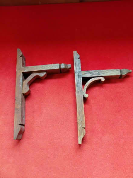 Photo of free Wooden shelf brackets (Knowle SY8) #1