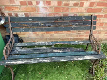 Photo of free Very Old Cast Iron/Wood Garden Seat (Cheltenham Fairview GL52) #1