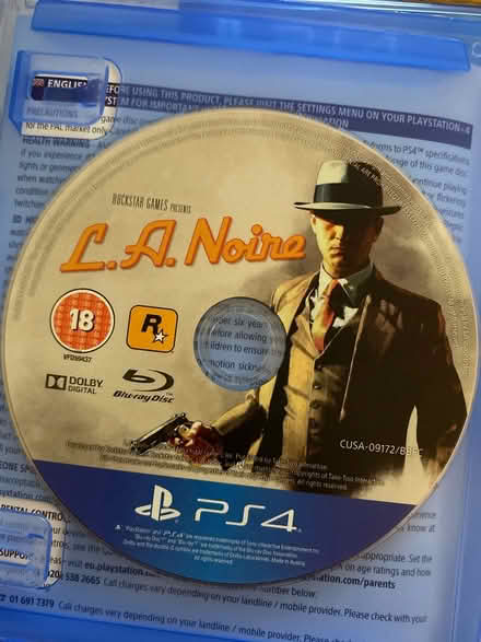 Photo of free la noire ps4 (Jesmond NE2) #1