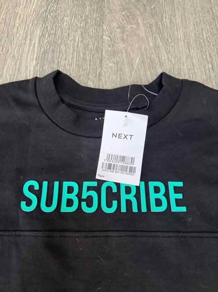 Photo of free Black Next T-Shirt. Never worn. 11 years. (Southsea PO4) #2