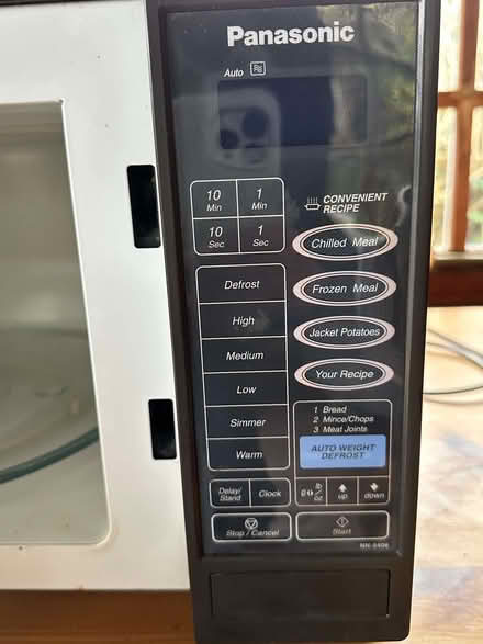 Photo of free Panasonic microwave 800W (Garstang PR3) #2