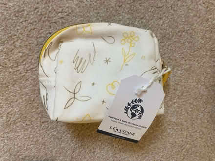 Photo of free L'Occitane tiny cotton bag with 3 miniature hand creams (Charlton SE18) #1