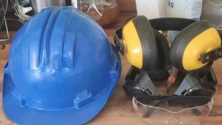 Photo of free Safety helmet and ear defenders (Dagenham RM9) #1