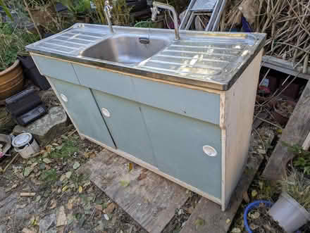 Photo of free 60s Remploy Kitchen sink unit (Portslade by Sea BN41) #1