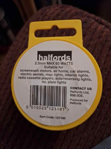 Photo of free 5amp cable - red (Loddon NR14 6) #2