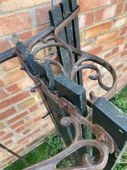 Photo of free Very Old Cast Iron/Wood Garden Seat (Cheltenham Fairview GL52) #2