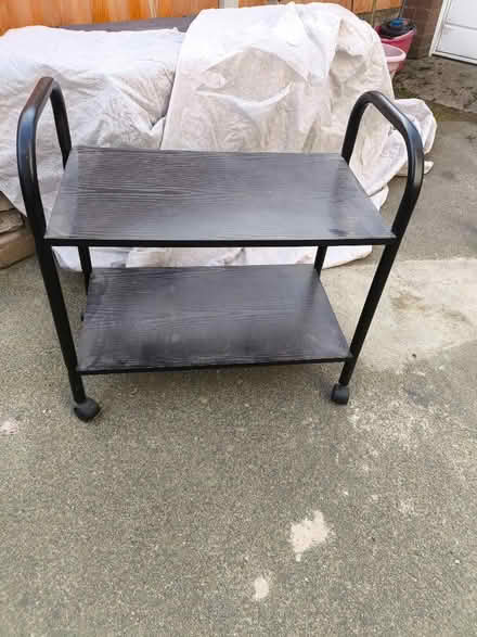 Photo of free Wheeled shelving unit (Whittington SY11) #1