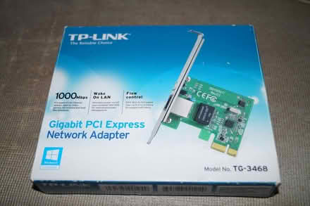 Photo of free Gigabit PCIE Ethernet Adapter (Pinkneys Green SL6) #1