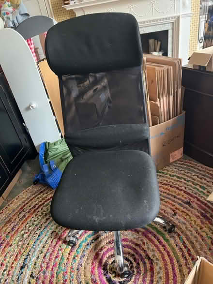 Photo of free Black wheely chair (CM3 East Hanningfield.) #2