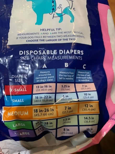Photo of free Medium female, doggy diapers (Mahtomedi) #2