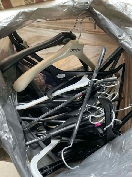 Photo of free Mixed bag of shop coat hangers (Edinburgh EH4) #1
