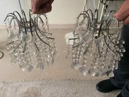 Photo of free 2 glass light shades (Colchester) #1