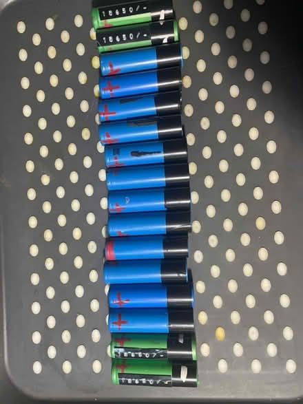 Photo of free 18650 rechargeable batteries x16 (PR5 Clayton brook) #3