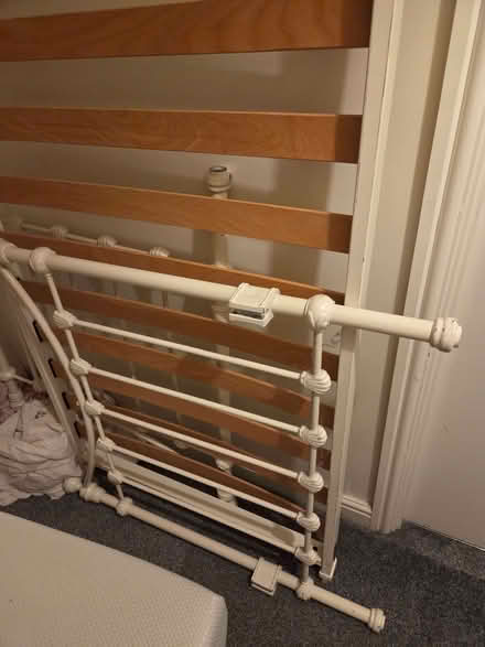 Photo of free Single metal bed and mattress (Church RG2) #2