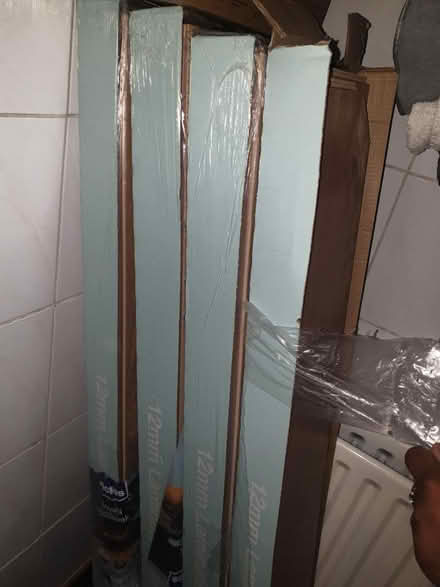 Photo of free Laminate flooring (spare) (Silver st, N18) #2