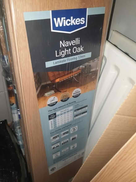 Photo of free Laminate flooring (spare) (Silver st, N18) #1