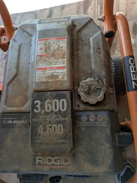 Photo of free Ridgid gas generator - needs work (New Cut Farms) #2