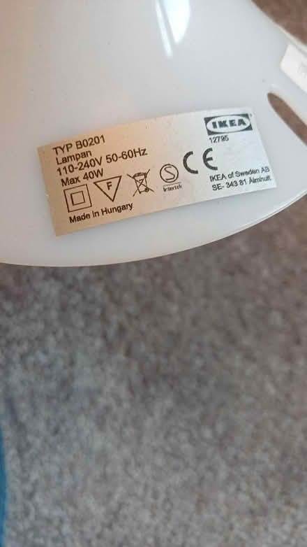 Photo of free Ikea kids lamp (Bearwood B67) #3
