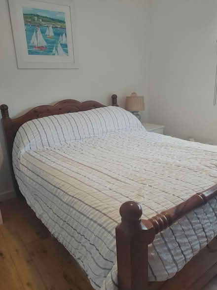 Photo of free Double bed and mattress (Curry Rivel) #3