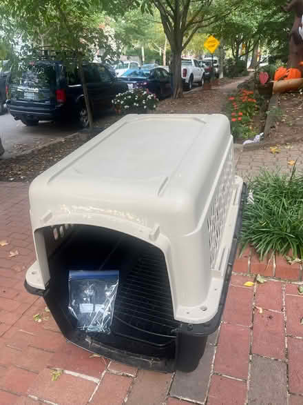 Photo of free large dog crate (Lincoln park / A st NE) #3
