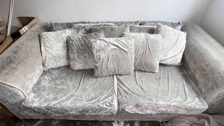 Photo of free 3 seater sofa & chair (Woodchurch Green CH49) #1