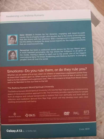 Photo of free 5 DVDs on learning about Emotions (Slough central SL1) #2