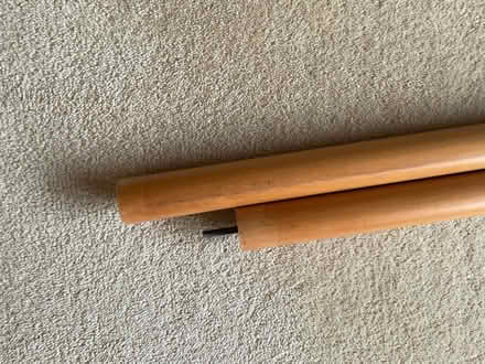 Photo of free Wooden curtain pole and all fixings (East Carleton NR14) #2
