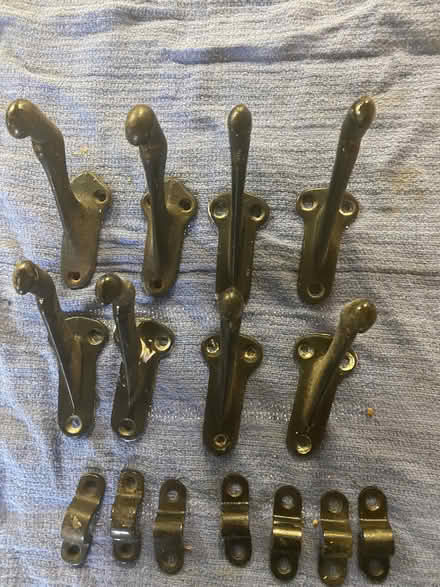 Photo of free Stair rail hangers (Nr Fresh Pond & Mt Auburn Cem.) #1