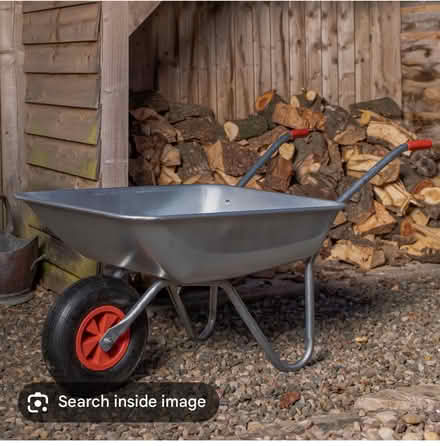 Photo of steel wheelbarrow. (Kingsmead) #1