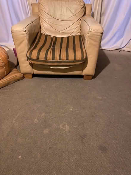 Photo of free Light beige armchair. Used. Comfy. (Erith DA17) #2