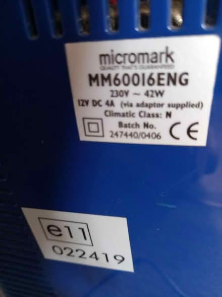 Photo of free Micromark Mini Fridge (Starcross EX6) #2