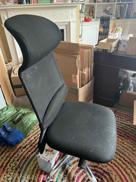 Photo of free Black wheely chair (CM3 East Hanningfield.) #1