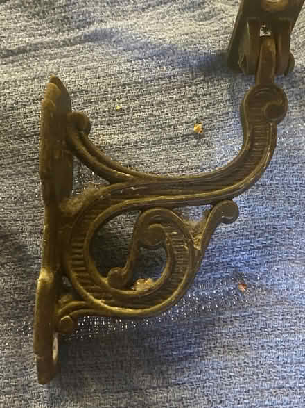 Photo of free Stair rail brackets (4) (Nr Fresh Pond & Mt Auburn Cem.) #2