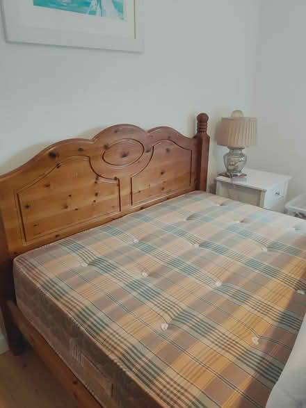 Photo of free Double bed and mattress (Curry Rivel) #2