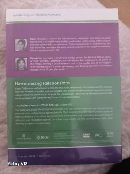 Photo of free 5 DVDs on Harmonising Relationships (Slough central SL1) #2