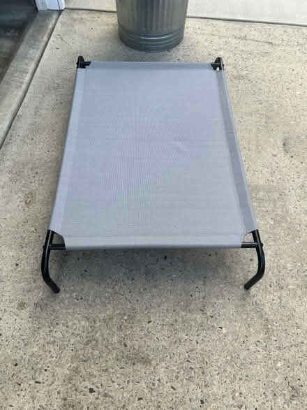 Photo of free Large elevated dog bed (West Cary) #1