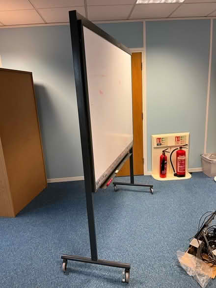 Photo of free Large whiteboard on wheeled stand (Trowbridge BA14) #2