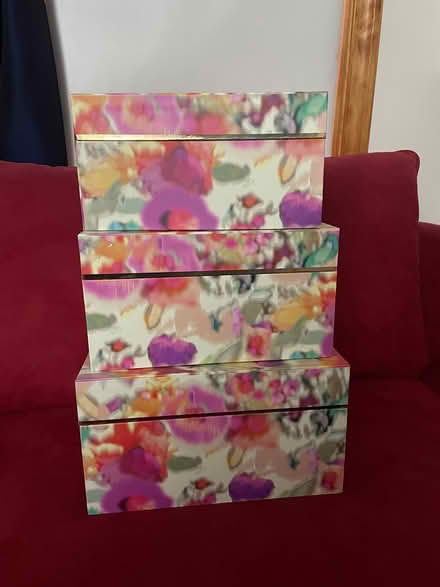 Photo of free Kate Spade nesting storage boxes (South Randolph) #1