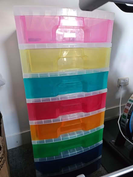 Photo of free Plastic storage drawers - 12x12 inch size drawers (Kempston MK42) #1