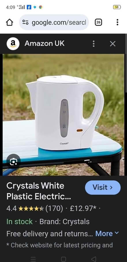 Photo of Electric kettle (Beeston Hill LS11) #1